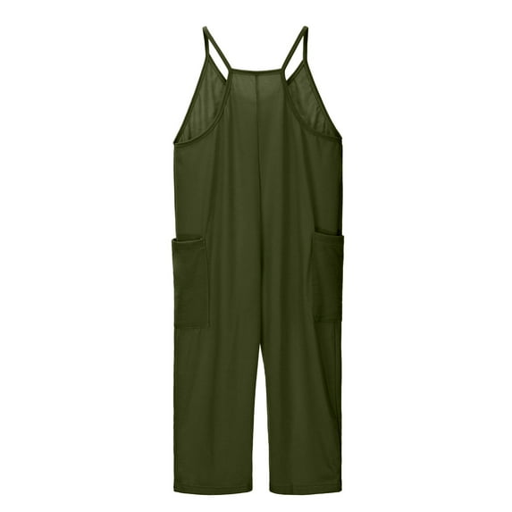 Girls Jumpsuits Overalls Cute Summer Clothes Loose Rompers Adjustable Long Pants Girls Clothes Size 6-7 Years