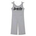thumbnail image 1 of Girls Jumpsuits Overalls Grey Loose Rompers Toddler Girl Summer Clothes Girls Fashion 7-8 Years Girls Fashion, 1 of 4
