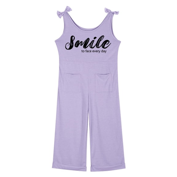 Girls Jumpsuits Overalls Purple Overalls with Side Pockets Summer Outfits for Girls Girls Outfit 9-10 Years Girls Fashion