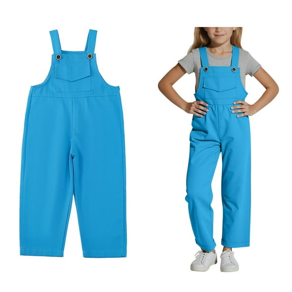 Girls' Jumpsuits Rompers Blue Loose Rompers Girls Summer Outfits Clothes for Girls 15-16 Years Girls Fashion