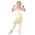 thumbnail image 1 of Girls' Jumpsuits Rompers Summer Casual Sleeveless Rompers With Pockets Spaghetti Strap Romper Patterned Hills 5T, 1 of 7
