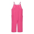 thumbnail image 1 of Girls' Jumpsuits Rompers Summer Clothes For Girls Rompers With Pockets Adjustable Leg Girls Outfits Size 8-9 Years, 1 of 4