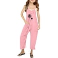 thumbnail image 1 of Girls' Jumpsuits Rompers Toddler Girl Summer Outfits Loose Rompers Girls Outfit 9-10 Years Girls Fashion, 1 of 6