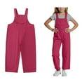 thumbnail image 1 of Girls' Jumpsuits Rompers Loose Rompers Summer Outfits for Girls Girls Clothing Size 3-4 Years Girls Fashion, 1 of 5