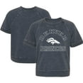 thumbnail image 1 of Girls Juniors Heather Charcoal Denver Broncos Cheer Squad Raglan T-Shirt, 1 of 3