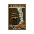 thumbnail image 1 of Some Girls Are Just Born with The Magic in Her Soul tin sign, Kitchen Witch Decor Print, Wiccan Wall Art, Halloween Gift1,Retro style ,wall art ,country cottage, metal tin sign 12x16 inches, 1 of 6