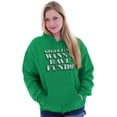 thumbnail image 1 of Girls Just Wanna Have Funds Money Women Plus Size Graphic Pullover Hoodie Brisco Brands 3X, 1 of 3