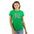 thumbnail image 1 of Girls Just Wanna Have Funds Money Womens Fitted Plus Size Graphic Tee Brisco Brands 3X, 1 of 5