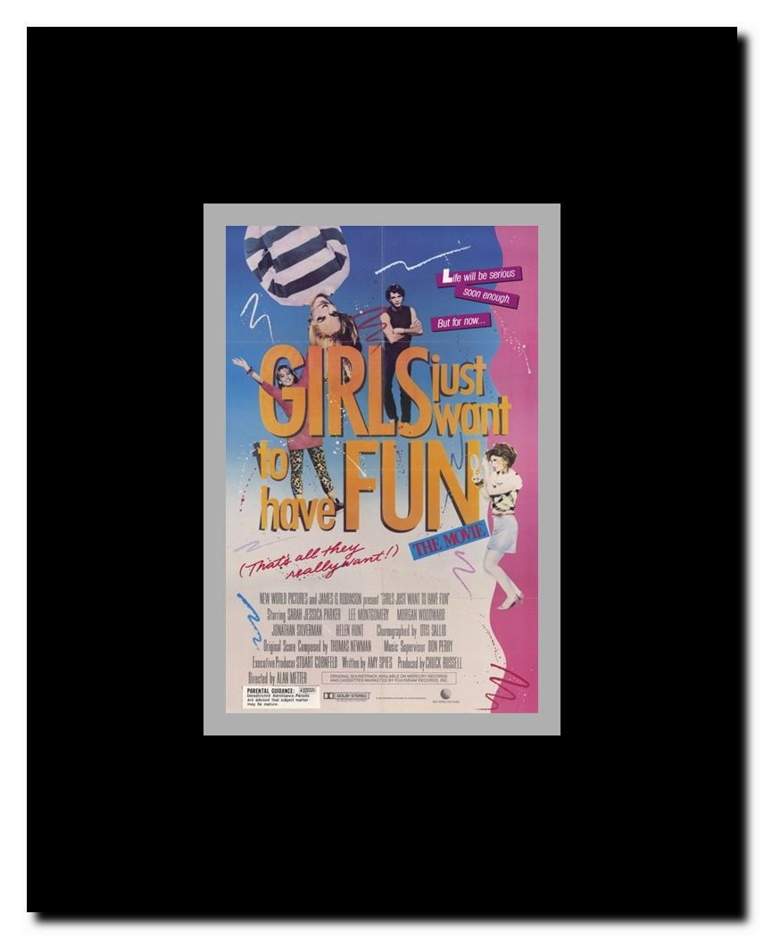 Girls Just Want to Have Fun Framed Movie Poster