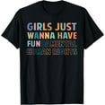 thumbnail image 1 of Girls Just Want to Have Fundamental Human Rights Feminist T-Shirt, 1 of 3