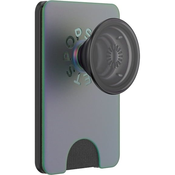 PopSockets Phone Wallet for MagSafe, Phone Card Holder with Grip, Green - Nightshade