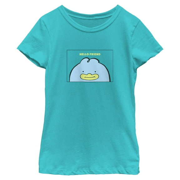 Girls KPop Demon Hunters Hello Friend Duck T Shirt