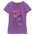 thumbnail image 1 of Girls KPop Demon Hunters Mira Super Star Logo T Shirt, 1 of 5