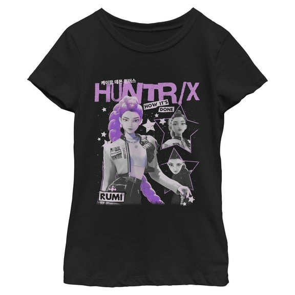 Girls KPop Demon Hunters Pop Star Huntrix Rumi T Shirt