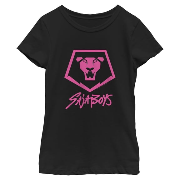 Girls KPop Demon Hunters Saja Boys Lion Logo T Shirt