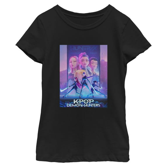 Girls KPop Demon Hunters Trio Poster T Shirt