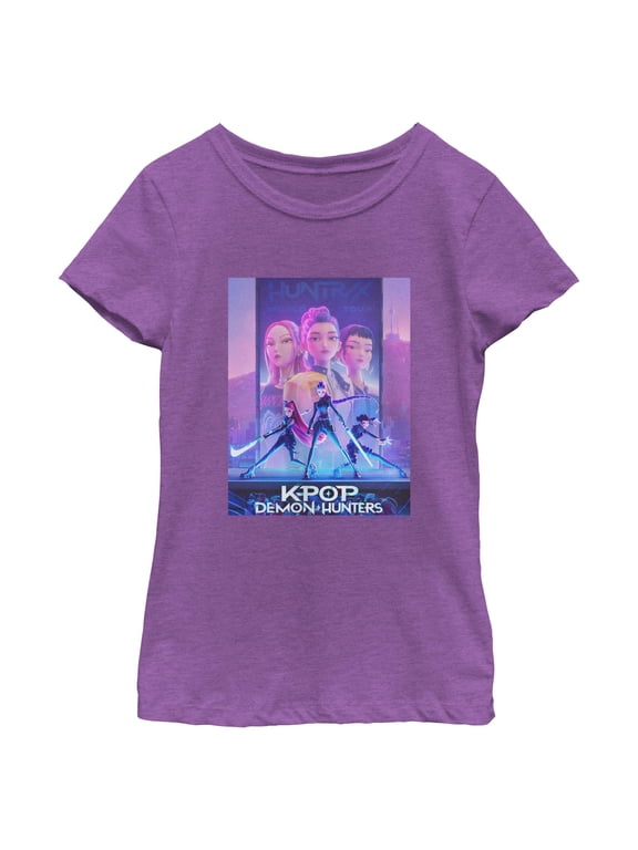 Girls KPop Demon Hunters Trio Poster T Shirt