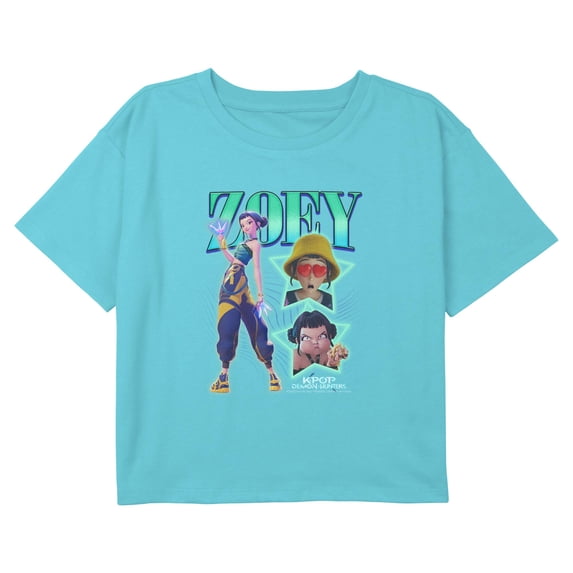 Girls KPop Demon Hunters Zoey Star Portraits T Shirt
