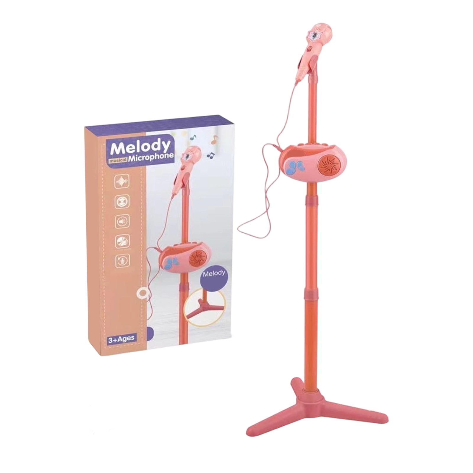 Voice Box Child Machine Girls Karaoke Machine with Bluetooth, Adjustable Stand & Voice Changer ...