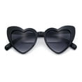 thumbnail image 1 of Girls Kid Size Heart Shape Lolita Valentine Love Sunglasses Black - Smoke, 1 of 8