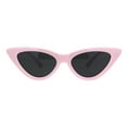 thumbnail image 1 of Girls Kid Size Mod Plastic Cat Eye Minimal Chic Retro Sunglasses Pink Black, 1 of 4