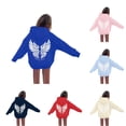 thumbnail image 1 of Girls Kids Graphic Zip Hoodie Sweatshirt for Casual Wear Comfort Knit Apparel for Girls Hoodie with Playful Print Size 12-13 Years, 1 of 8
