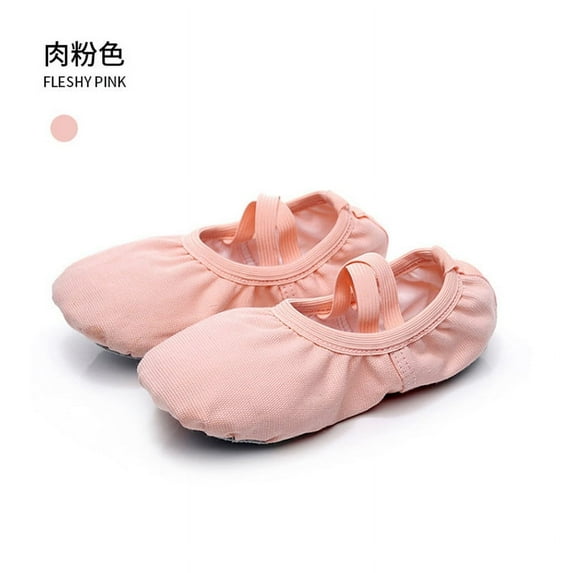 Girls Kids Pointe Shoes Dance Slippers High Quality Ballerina Practice Shoe for Ballet 6 color Ballet Dancer Professional Shoes (pink,25)