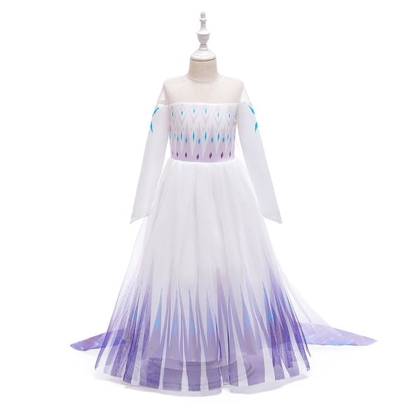 Girls Kids Princess Dress Elsa Costume Halloween Christmas Skirt Birthday