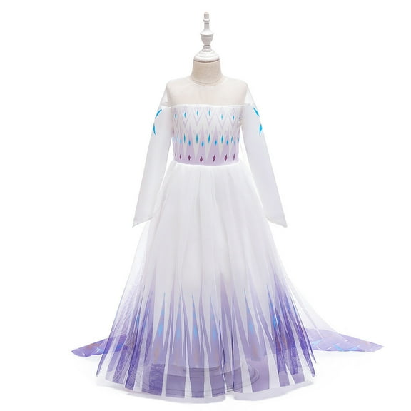 Girls Kids Princess Dress Elsa Costume Halloween Christmas Skirt Birthday