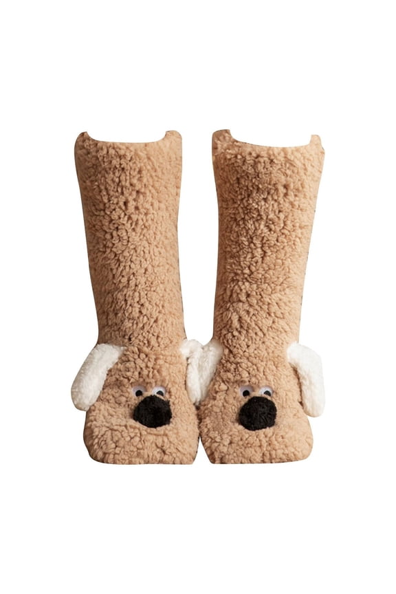 Girls Knee High Socks Crazy Socks for Kids with 3D Wings, Soft Stretch Novelty Socks for Girls, Yellow, 30