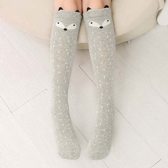 Girls Knee High Socks Cute Animal Fun Socks (GY1 3-12 years)
