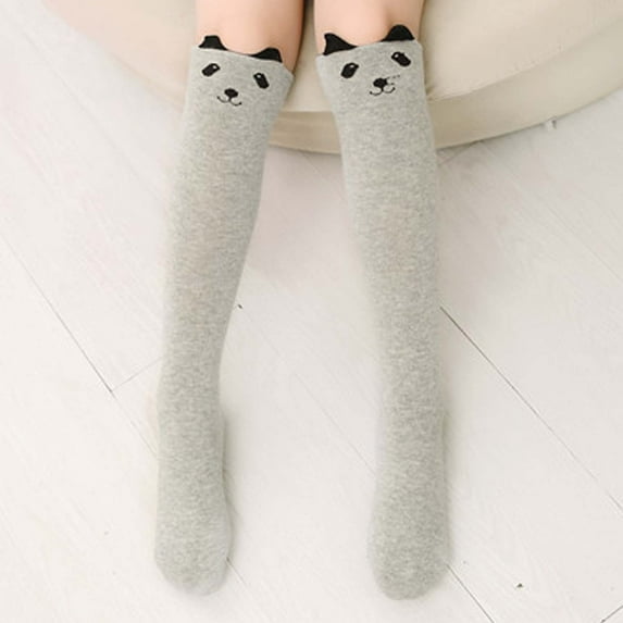 Girls Knee High Socks Cute Animal Fun Socks (GY2 3-12 years)