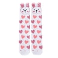 thumbnail image 1 of Girls Knee High Socks : Kids Crazy Long Socks 3-12 years, Tall Boot Cute Animal Cotton Fun Gift C Free, 1 of 2