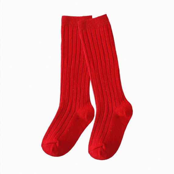 Girls Knee High Socks for Toddler Baby Girls Socks Uniform Solid Colour Long Stockings for 0 6 12 Months 2T 3T 4T 5T 6T 7T 8T Kids
