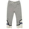 thumbnail image 1 of Girls' Knit Striped Pants with Lace Bottom RH1644, 1 of 7