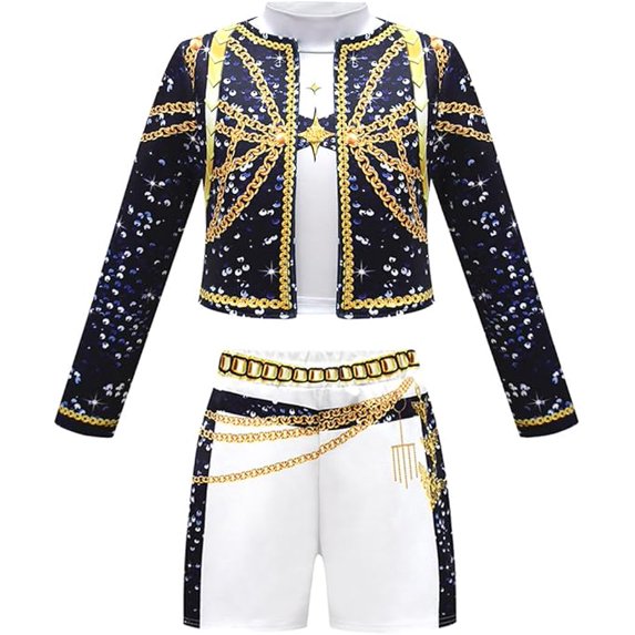 Pop Singer Customes ZTACE Girls POP Singer Stars Costumes - Rumi Golden Outfit, POP Singers ...