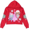 thumbnail image 1 of Girls L.O.L. Surprise! Christmas Holiday Pullover Hoodie- Little and Big Girls Sizes 4-16, 1 of 5
