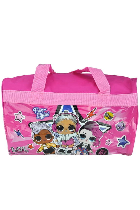 Girls L.O.L. Surprise! Duffel Bag 17" Rocker D.J. Beats Free-Stylin