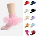thumbnail image 1 of Girls Lace Ruffled Ankle Socks For Dance And Casual Cute Wear, 1 of 4