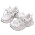 thumbnail image 1 of Girls Lace Up Platform Sneakers Breathable Non Slip Running Shoes Soft Sole Lightweight Casual Tennis Shoes, 1 of 6