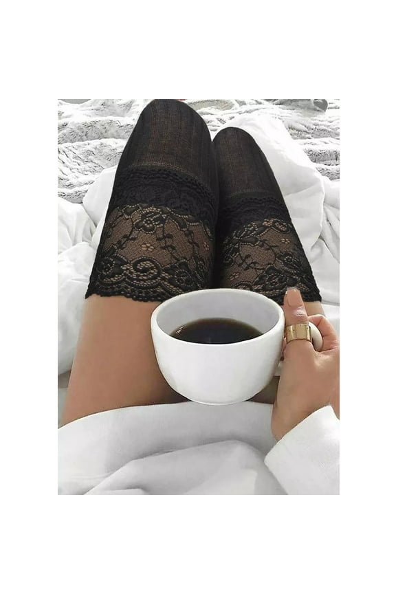 Girls Ladies Women Keep Warm Thigh High Over The Knee Socks Long Stockings Knit Warm Stockings Sleep Stockings Tops And Tights Garter Set The Thighs Leg Fishnets Garter Belt Nylons Big Hole Fishnet