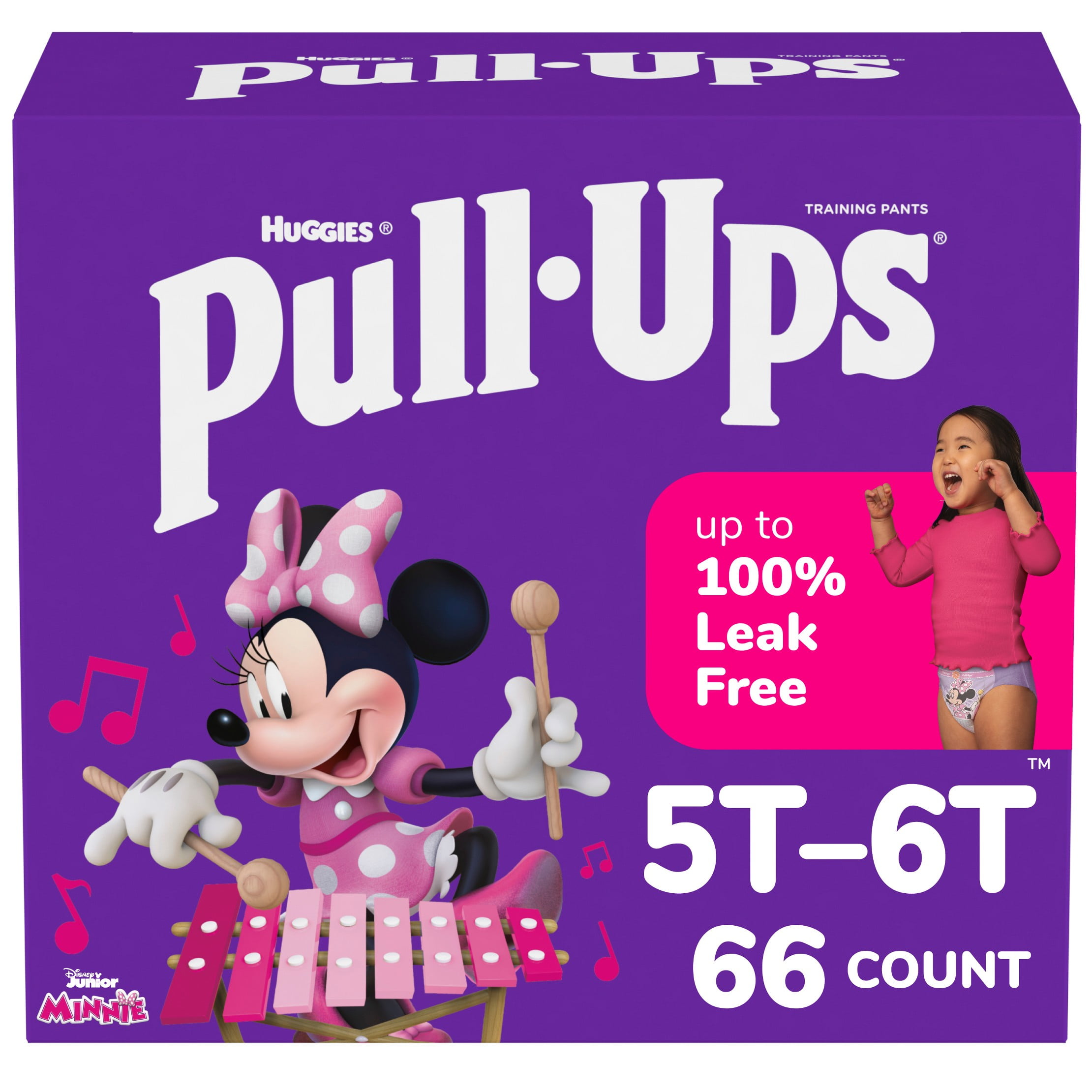Girls' Learning Designs Training Pants Giga Pack - Size 5T-6T - 66ct