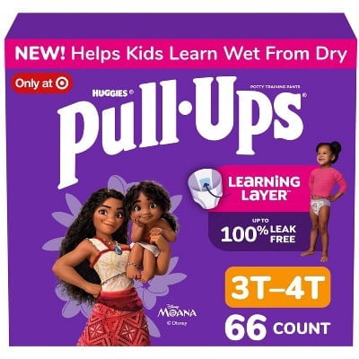 Girls' Learning Designs Training Pants - (Select Size and Count)