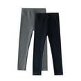 thumbnail image 1 of Girls Leggings 1/2/3-Pack Cotton Casual Stretch Pants Kids Dance Clothing Yoga and Ballet Tights for Toddler/ Little Girl/ Big Girl 3-12 Years, 1 of 7