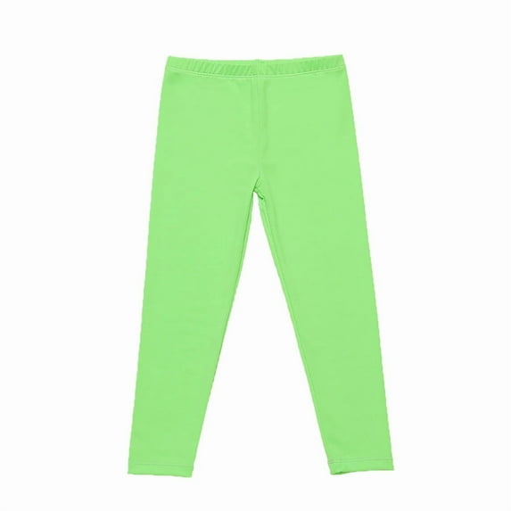 Girls Leggings Casual Athletic Dance Tights Little Kid Stretch Yoga Running Leggings Pants Comfort