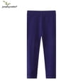 thumbnail image 1 of Girls Leggings Cotton Ankle Length Leggings Comfortable Stretchy Soft Leggings Tights Pants for Girls Casual Solid Stripe Stretch Pants, 0-7T, 1 of 5