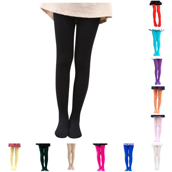 Girls Leggings Elastic Stretch Soft Pull-On Winter Tights Kids Clothing 4-5 Years