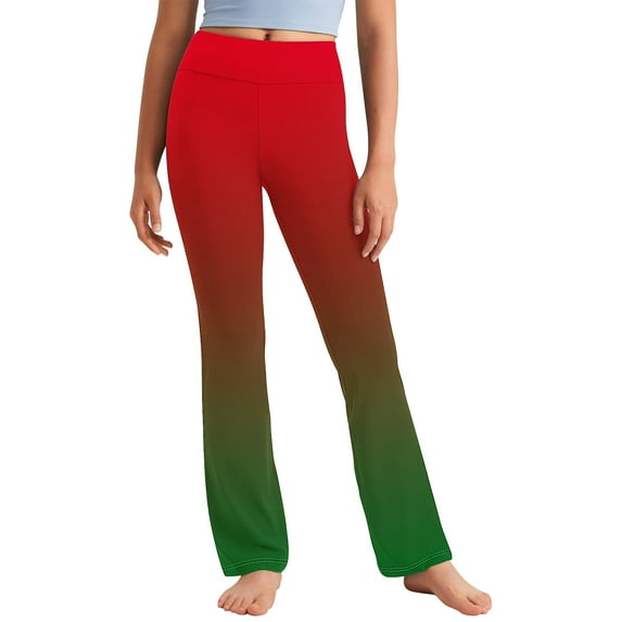 Girls Leggings Flare Legging Pants Toddler Girl 2T Leggings Girls Toddler Clothes for Teen Girls 10-12 Jeggings for Girls, Red