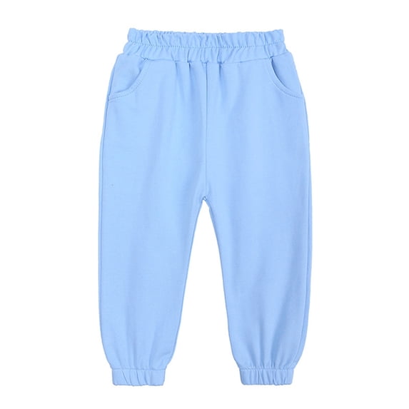 Girls Boys Full Length Leggings Soft Comfortable Stretchy Sweatpants Jogger Pants