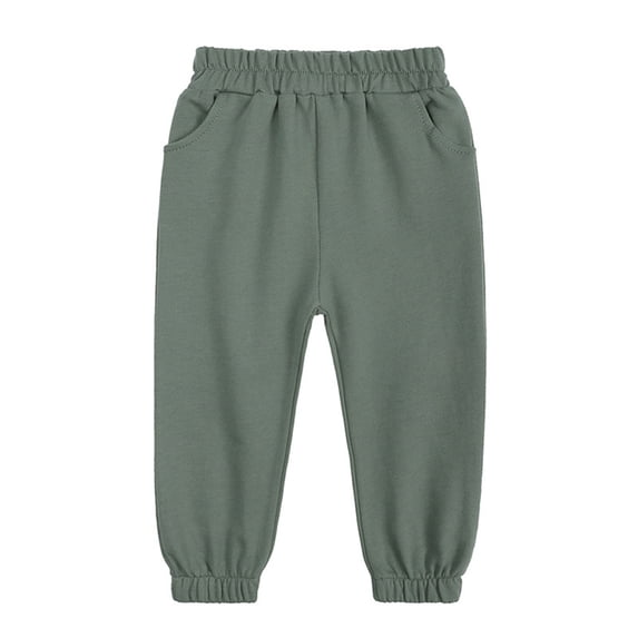 Girls Boys Full Length Leggings Soft Comfortable Stretchy Sweatpants Jogger Pants